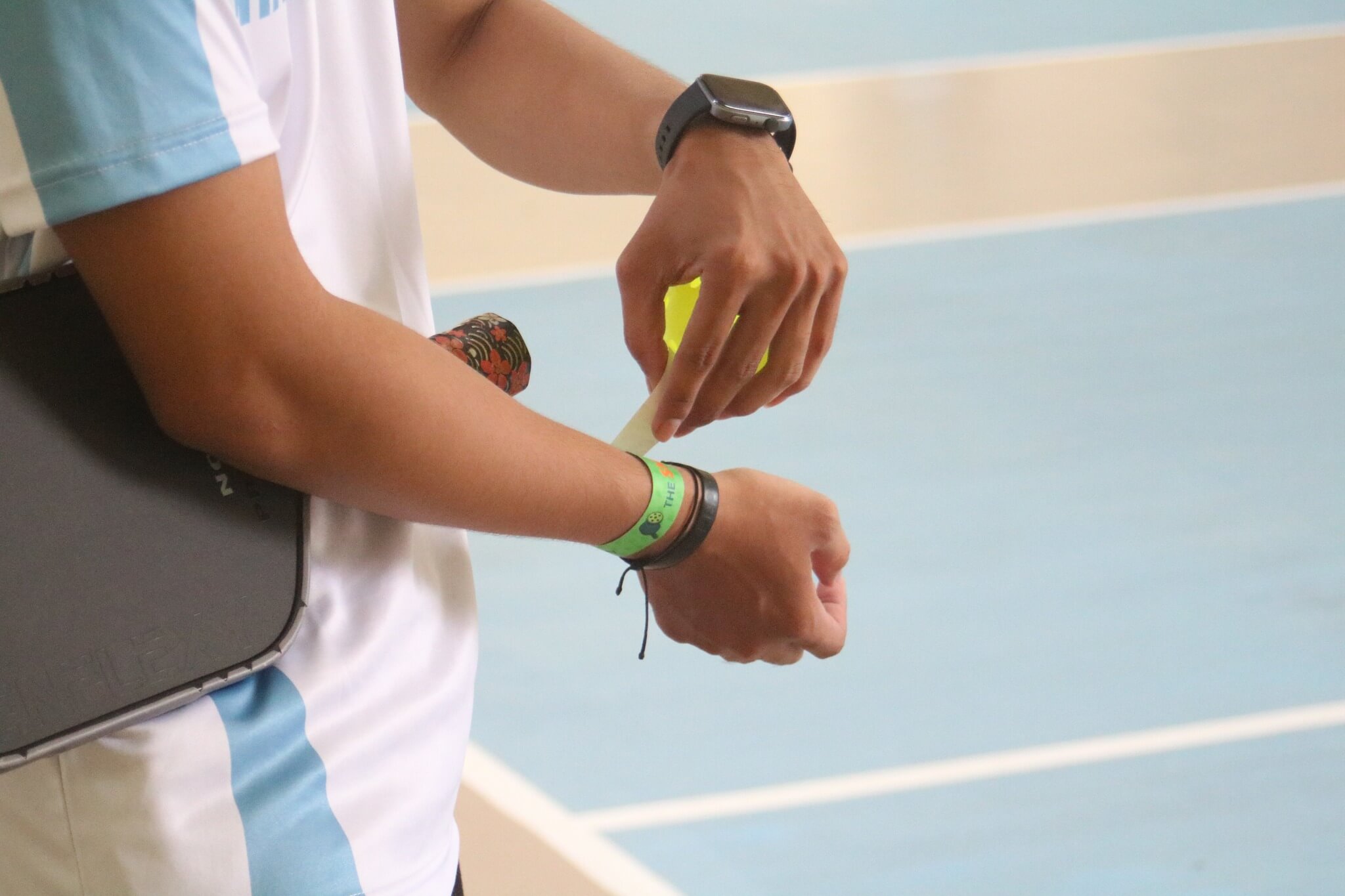 Players at Dink District PH pickleball courts in Bocaue, Bulacan