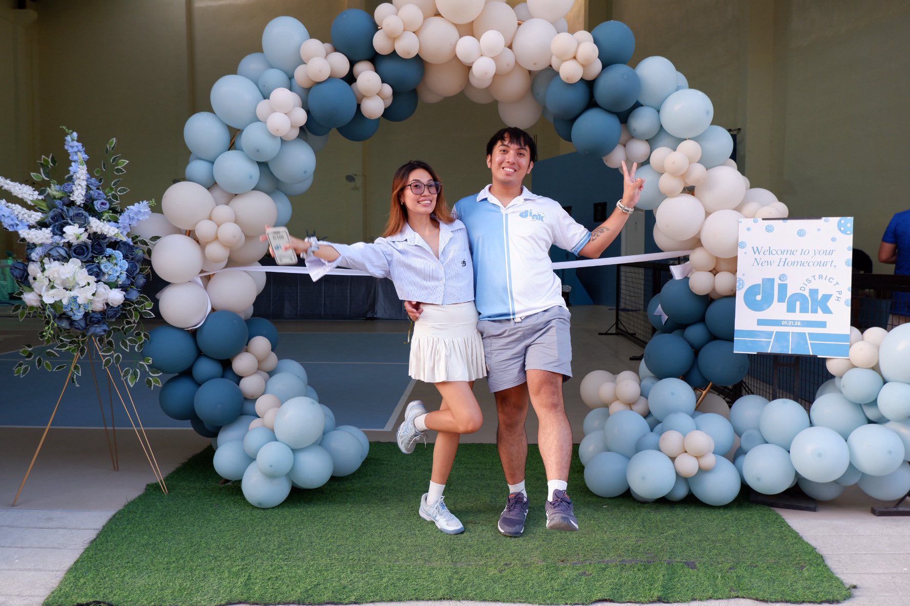 Feb Santiago and Kurt De Leon — Co-founders of Dink District PH